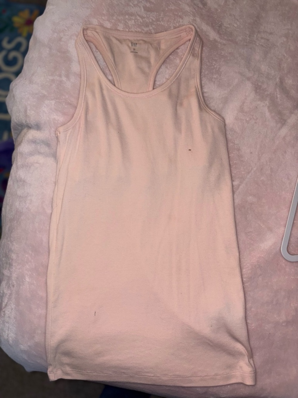 GAP Pale Pink Racerback Tank Top